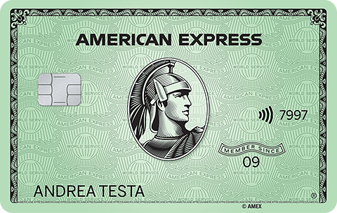 Green Card and Green Credit Card American Express