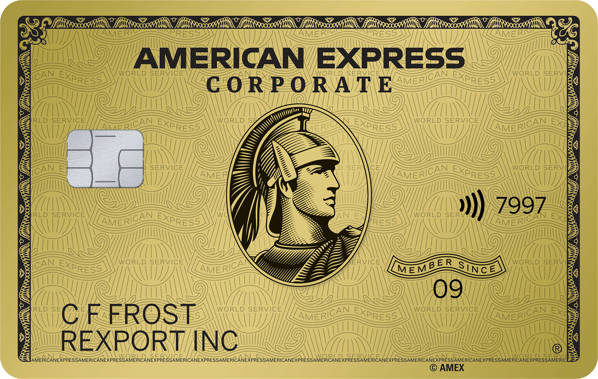 Carta Corporate Oro American Express