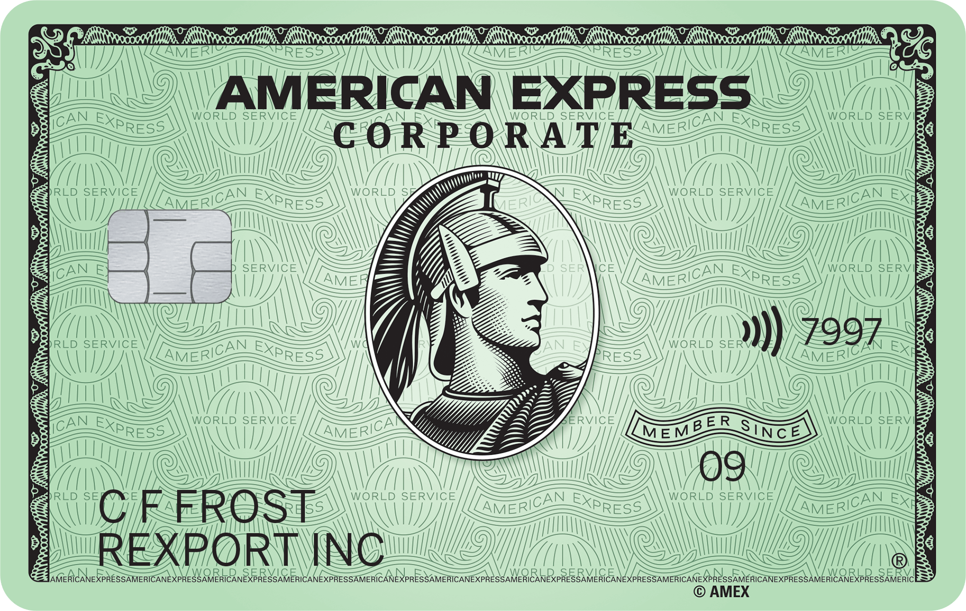 Carta Corporate American Express