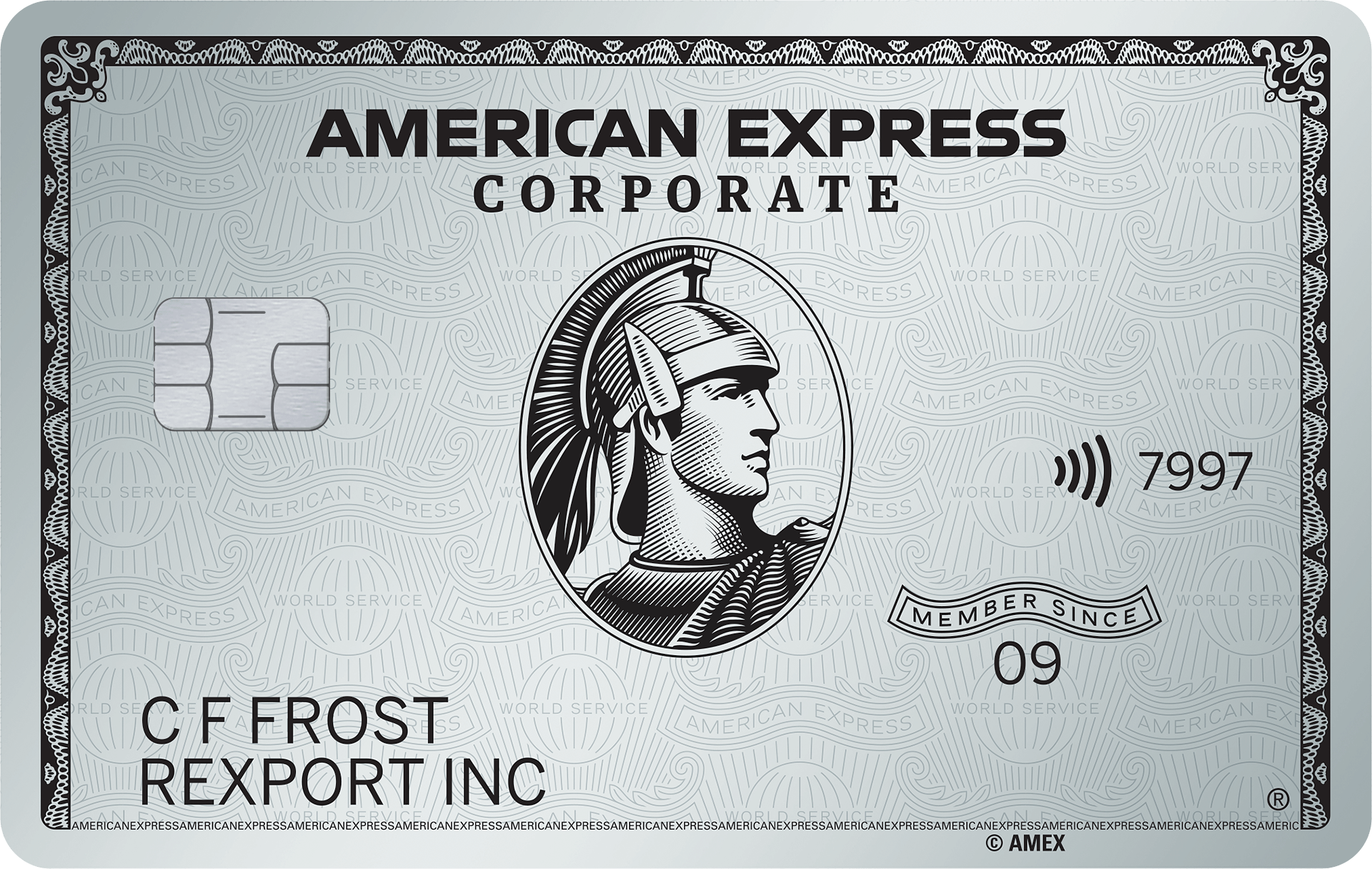 Carta Corporate Platino American Express